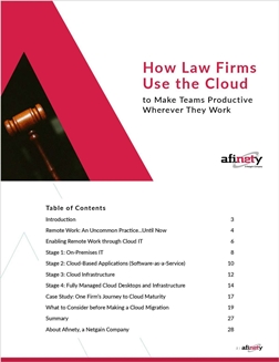 How Law Firms Use the Cloud to Make Teams Productive Wherever They Work