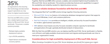 Considerations for running Microsoft SQL Server in the cloud