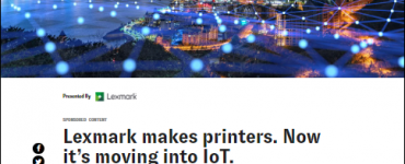 Lexmark makes printers. Now it’s moving into IoT. - Protocol